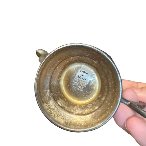 Antique Silver finish Children’s Teapot Made in India Circa 1800 - Picture 8 of 12